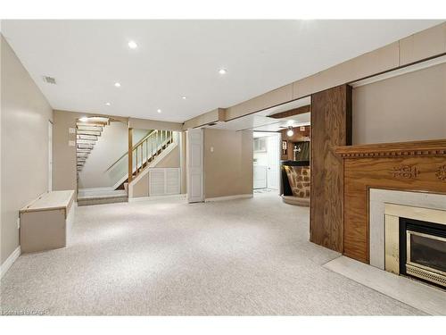 33 Bernard Street, Hamilton, ON - Indoor With Fireplace