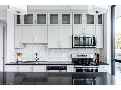 312-101 Locke Street S, Hamilton, ON - Indoor Photo Showing Kitchen With Upgraded Kitchen