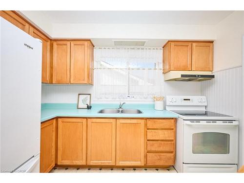 19 Secord Drive, Hamilton, ON - Indoor Photo Showing Kitchen With Double Sink
