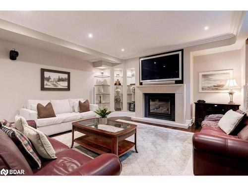1237 Donlea Crescent, Oakville, ON - Indoor Photo Showing Living Room With Fireplace
