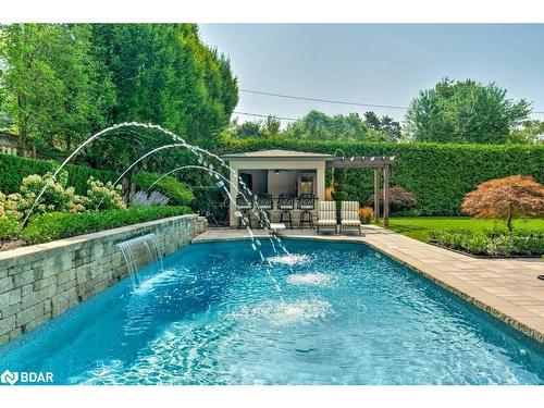 1237 Donlea Crescent, Oakville, ON - Outdoor With In Ground Pool With Backyard