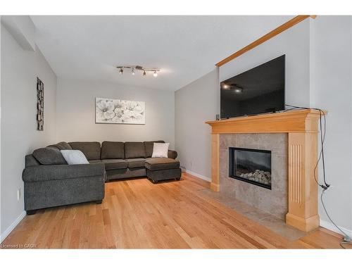 104 Valley Ridge Crescent, Waterloo, ON - Indoor Photo Showing Living Room With Fireplace