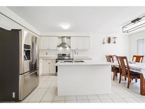 107 Pagebrook Crescent, Stoney Creek, ON - Indoor Photo Showing Kitchen With Double Sink