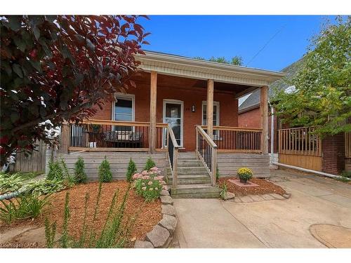 96 London Street N, Hamilton, ON - Outdoor With Deck Patio Veranda