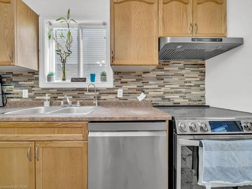 538 Alberta Avenue, Woodstock, ON - Indoor Photo Showing Kitchen With Double Sink