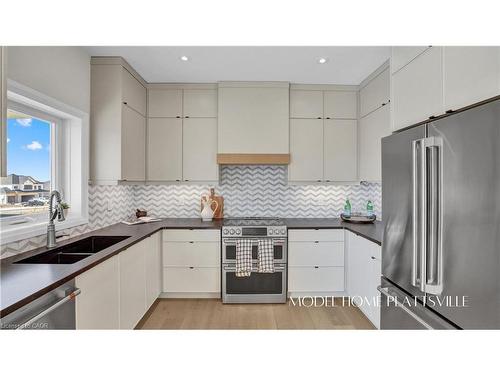 10 Hilborn Street, Plattsville, ON - Indoor Photo Showing Kitchen With Double Sink With Upgraded Kitchen