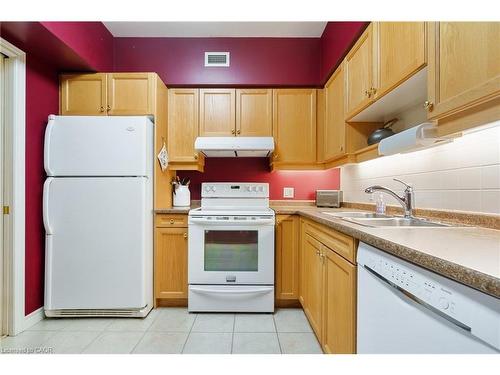102-77 Governors Road, Dundas, ON - Indoor Photo Showing Kitchen With Double Sink
