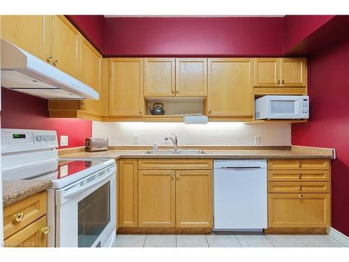 102-77 Governors Road, Dundas, ON - Indoor Photo Showing Kitchen With Double Sink