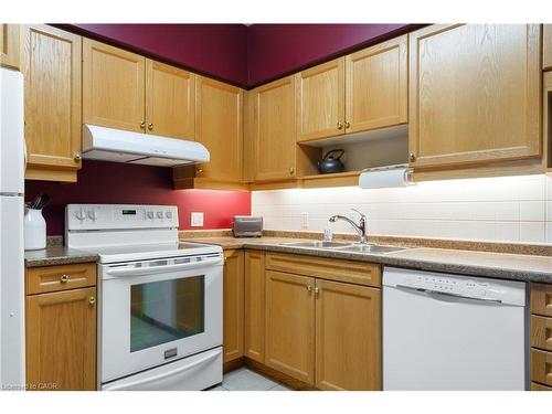 102-77 Governors Road, Dundas, ON - Indoor Photo Showing Kitchen With Double Sink