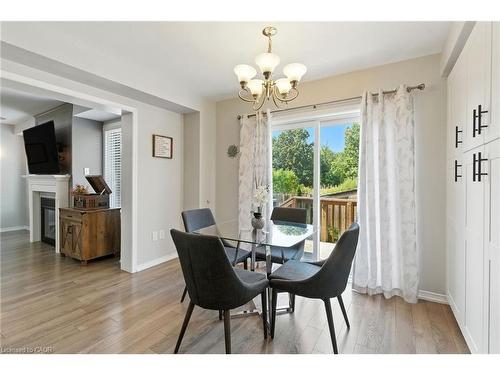 8769 Dogwood Crescent, Niagara Falls, ON - Indoor Photo Showing Dining Room With Fireplace