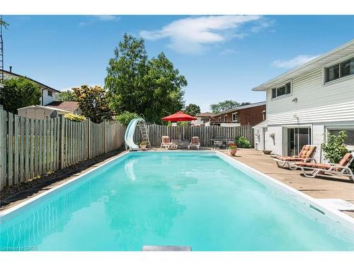 86 Ranchdale Drive, Hamilton, ON - Outdoor With In Ground Pool With Backyard