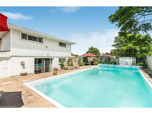 86 Ranchdale Drive, Hamilton, ON - Outdoor With In Ground Pool