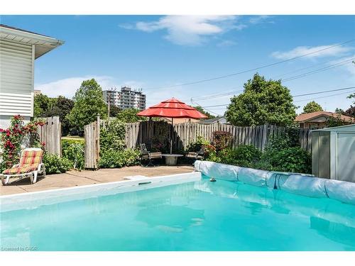 86 Ranchdale Drive, Hamilton, ON - Outdoor With In Ground Pool With Backyard