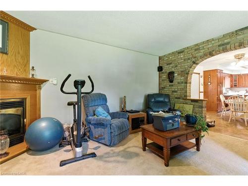 42347 Highway 3, Wainfleet, ON - Indoor Photo Showing Living Room With Fireplace