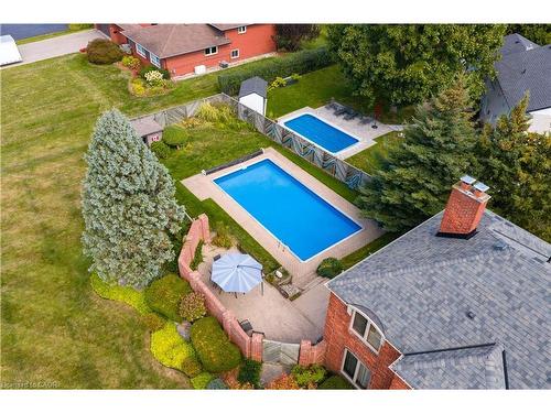 55 Kirby Avenue, Flamborough, ON - Outdoor With In Ground Pool