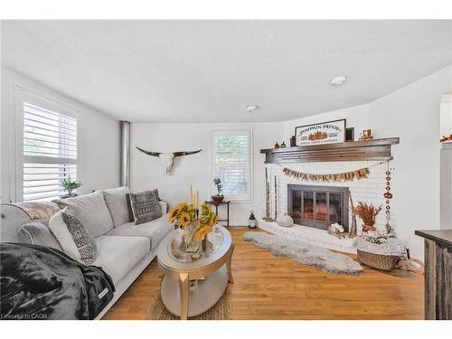 83 Orkney Street W, Caledonia, ON - Indoor Photo Showing Living Room With Fireplace