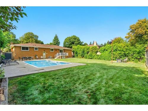 20 Woodside Drive, Hamilton, ON - Outdoor With In Ground Pool With Backyard