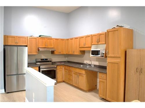 33 Bankside Drive, Kitchener, ON - Indoor Photo Showing Kitchen With Double Sink