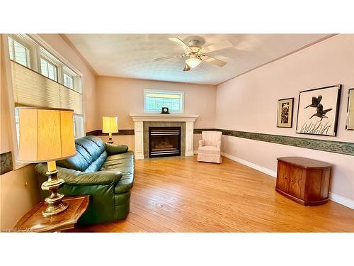 4 Orchard Crescent, Waterford, ON - Indoor With Fireplace