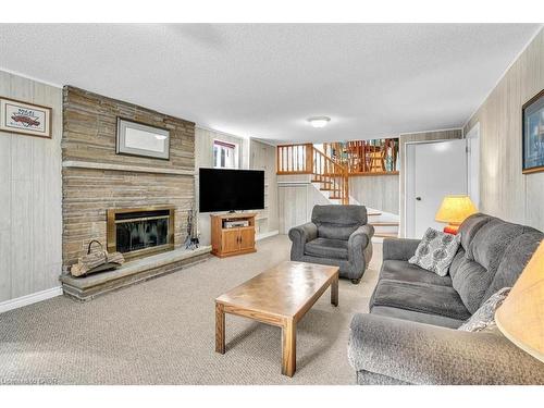 21 Willis Drive, Brampton, ON - Indoor Photo Showing Living Room With Fireplace