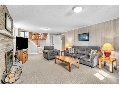 21 Willis Drive, Brampton, ON - Indoor Photo Showing Living Room With Fireplace