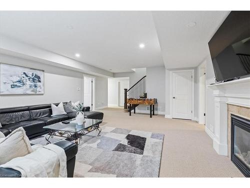 237 River Birch Street, Kitchener, ON - Indoor Photo Showing Living Room With Fireplace
