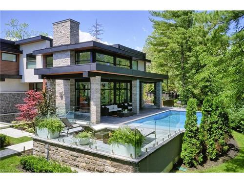 421 Chartwell Road, Oakville, ON - Outdoor With In Ground Pool