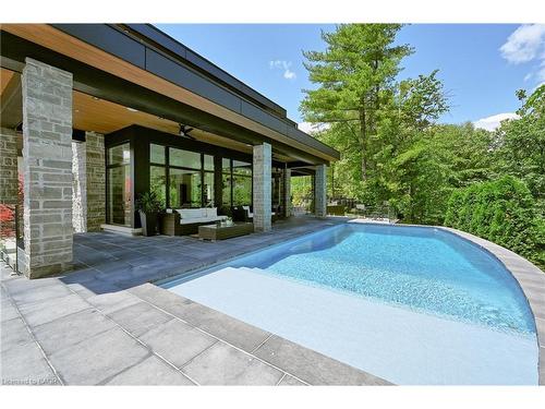 421 Chartwell Road, Oakville, ON - Outdoor With In Ground Pool