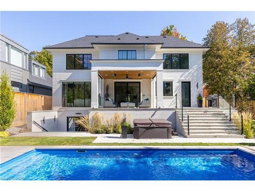 46 Second Street, Oakville, ON - Outdoor With In Ground Pool