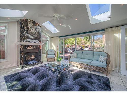6 Osprey Court, Cambridge, ON - Indoor Photo Showing Living Room With Fireplace