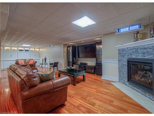 6 Osprey Court, Cambridge, ON - Indoor With Fireplace