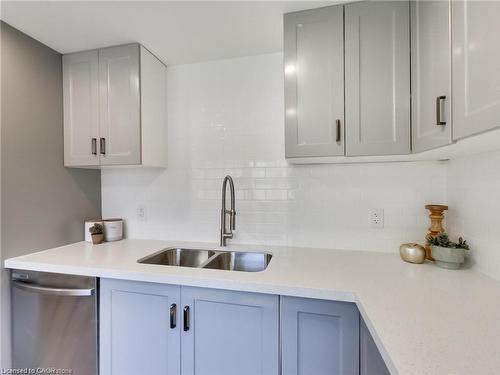 54 Fairview Avenue, Hamilton, ON - Indoor Photo Showing Kitchen With Double Sink