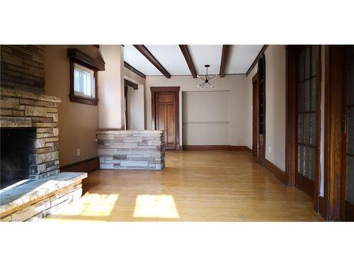 167 Balmoral Avenue S, Hamilton, ON - Indoor Photo Showing Other Room With Fireplace