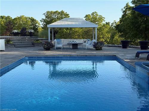 649 East Quarter Line, Port Dover, ON - Outdoor With In Ground Pool With Backyard
