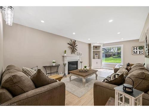 16 Linington Trail, Dundas, ON - Indoor Photo Showing Living Room With Fireplace