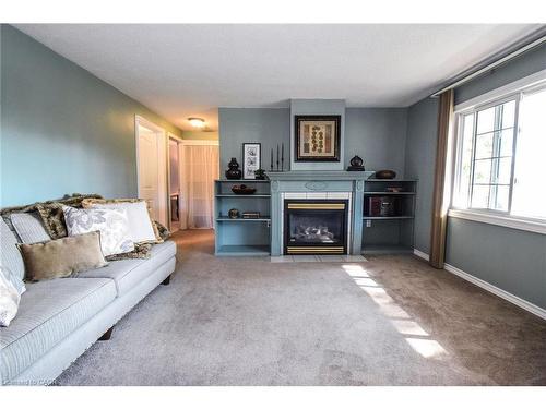 802 John Street, Dunnville, ON - Indoor Photo Showing Living Room With Fireplace