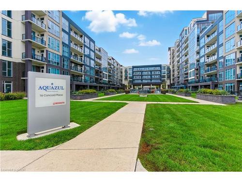 803-16 Concord Place, Grimsby, ON - Outdoor With Balcony With Facade