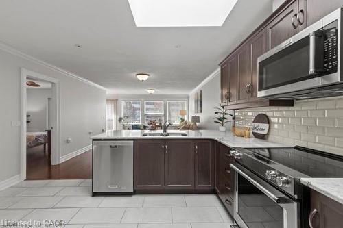 12 Nolan Trail, Hamilton, ON - Indoor Photo Showing Kitchen With Double Sink