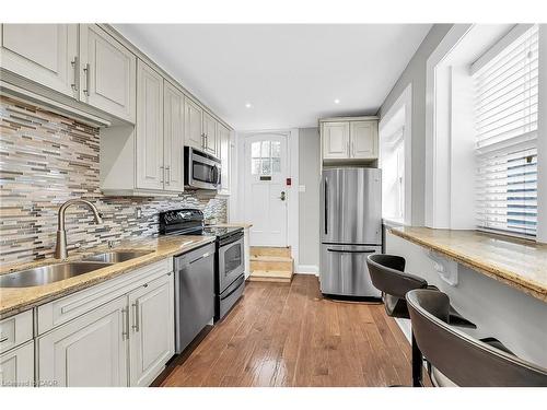 Ll2-86 Herkimer Street, Hamilton, ON - Indoor Photo Showing Kitchen With Stainless Steel Kitchen With Double Sink