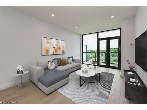 507-101 Locke Street S, Hamilton, ON - Indoor Photo Showing Living Room