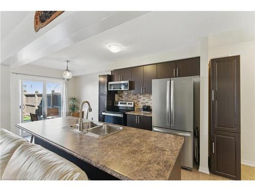 9 Lynch Crescent, Binbrook, ON - Indoor Photo Showing Kitchen With Double Sink