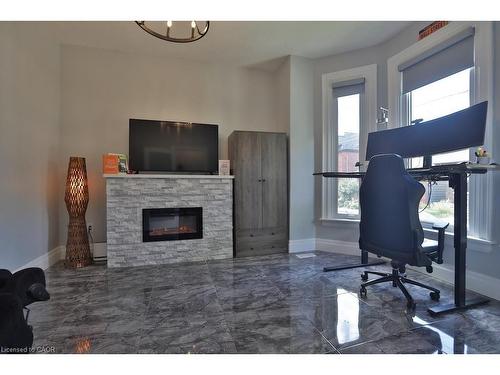 48 Pearl Street N, Hamilton, ON - Indoor With Fireplace