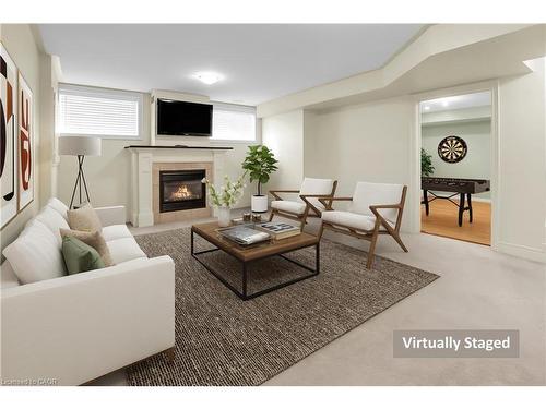 3238 Charleston Drive, Ridgeway, ON - Indoor Photo Showing Living Room With Fireplace