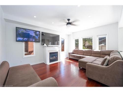 17 Charger Lane, Brampton, ON - Indoor Photo Showing Living Room With Fireplace