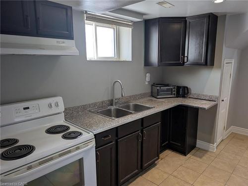 Bsmt-36 Spicebush Terrace, Brampton, ON - Indoor Photo Showing Kitchen With Double Sink