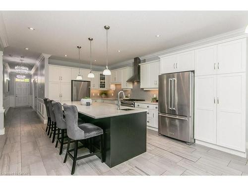 19 Tremaine Drive, Kitchener, ON - Indoor Photo Showing Kitchen With Stainless Steel Kitchen With Upgraded Kitchen
