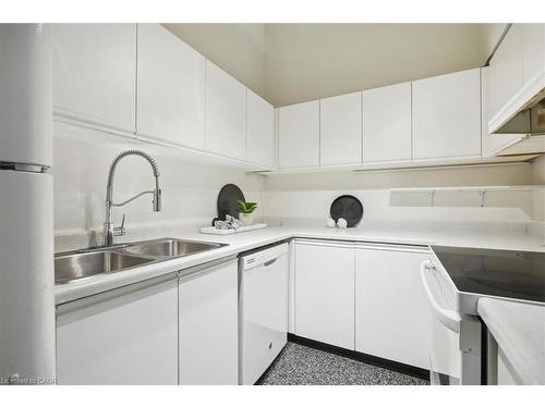 313-50 Main Street, Dundas, ON - Indoor Photo Showing Kitchen With Double Sink