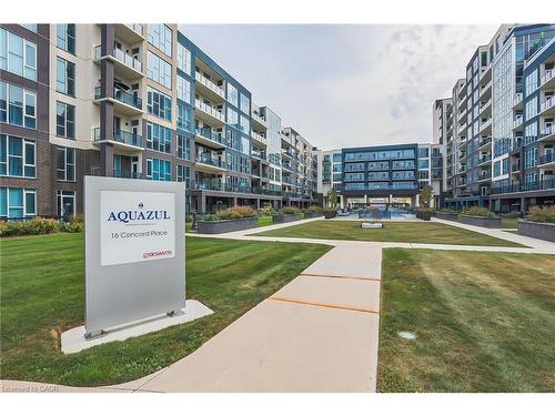 431-16 Concord Place, Grimsby, ON - Outdoor With Balcony With Facade