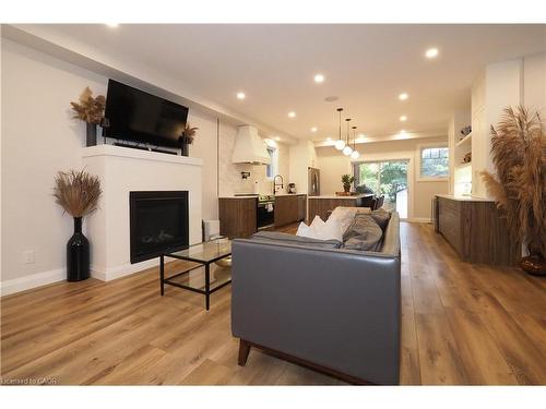 238 Eagle Street S, Cambridge, ON - Indoor Photo Showing Living Room With Fireplace