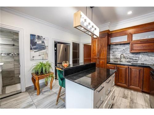 43 Princess Street, Hamilton, ON - Indoor Photo Showing Kitchen With Double Sink